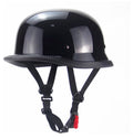vintage Motorcycle Half Helmet German Style DOT approved