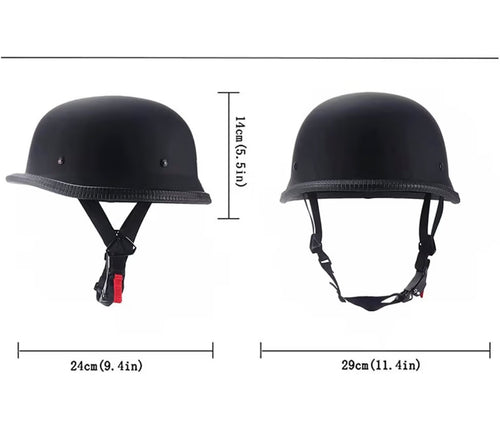 Motorcycle bucket helmet DOT approved